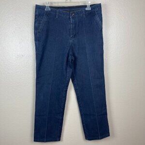 Vintage Pierre Cardin Wide Leg Crop Dark Wash Jeans Sz. 34